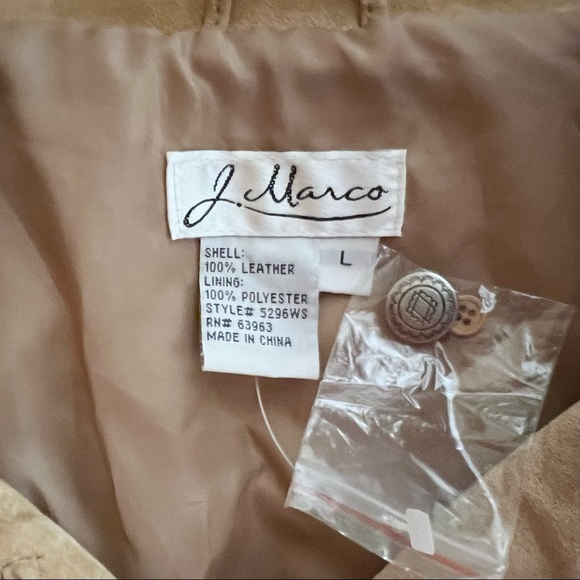 Vintage Jackets & Coats Vintage J Marco Leather Fringe Jacket